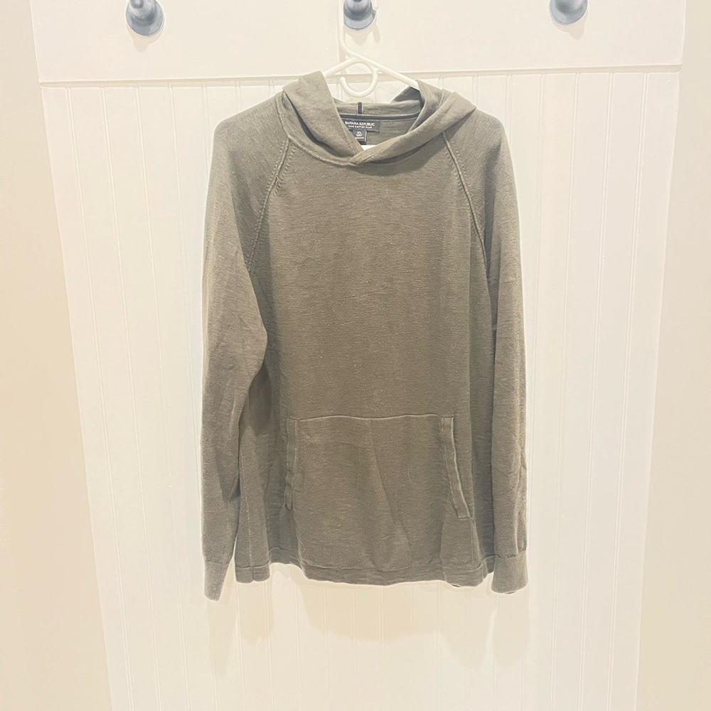 Banana Republic Mens Olive Green Light sweatshirt